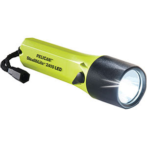 Pelican 2410 Stealth  LED Flashlight, Yellow