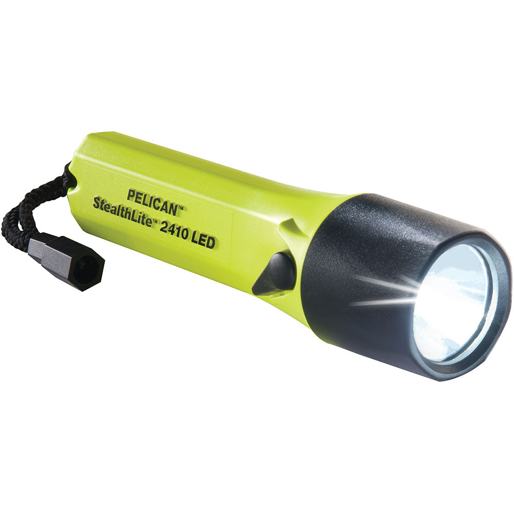 Pelican 2410 Stealth  LED Flashlight, Yellow
