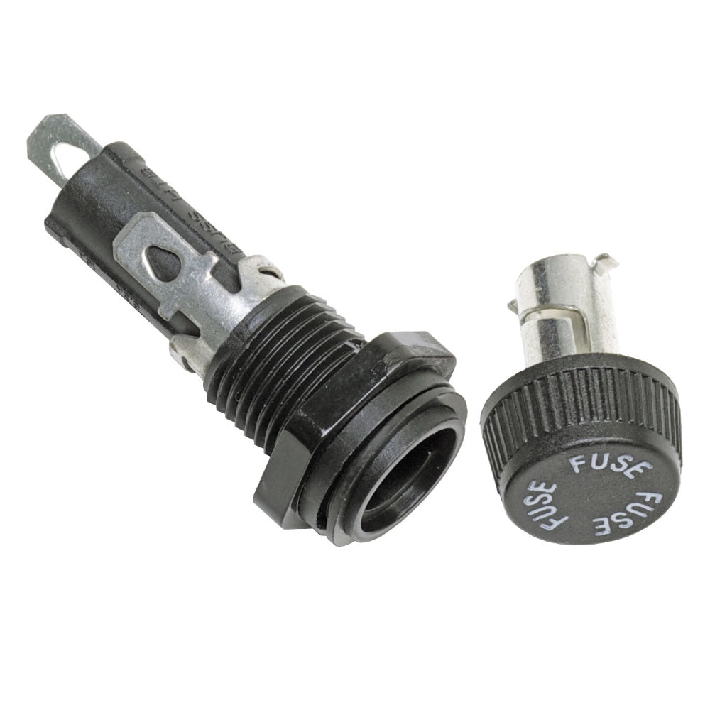 Blue Sea Panel Mount AGC/MDL Fuse Holder with Knurled Cap