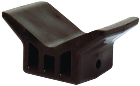 4" V Bow Stop, Black, 86421