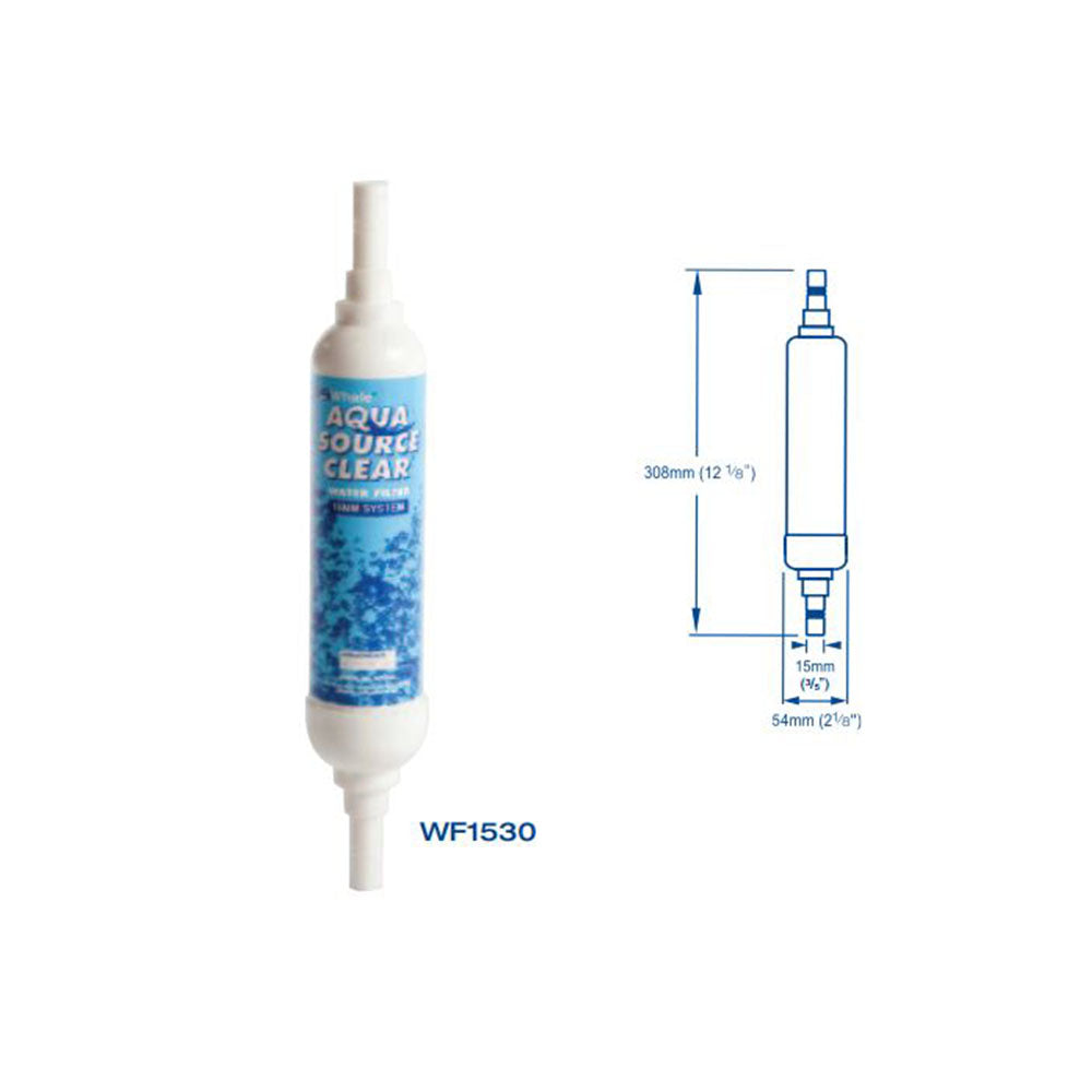 Whale, Aqua Source Clear Water Filter 15mm, WF1530