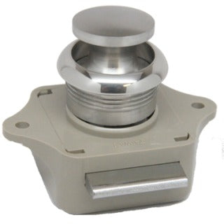 Push Button Rim Latch w/ Stainless Steel knob