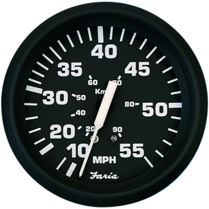 Euro Series, 4" Speedometer, 55 mph