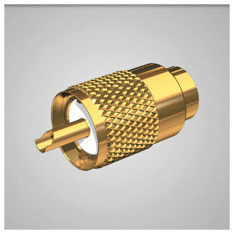 Connector Gold VHF w/ Ug175 ForRg58