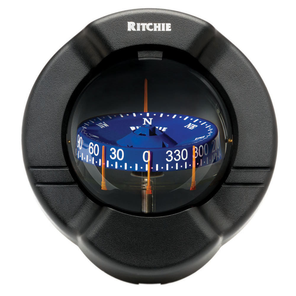 Ritchie, Venture Compass SR-2 Compass, 3-3/4" Combi-Dial, Black w/Blue Dial