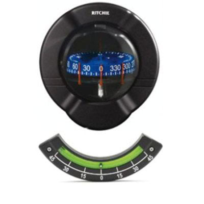 Ritchie, Venture Compass SR-2 Compass, 3-3/4" Combi-Dial, Black w/Blue Dial