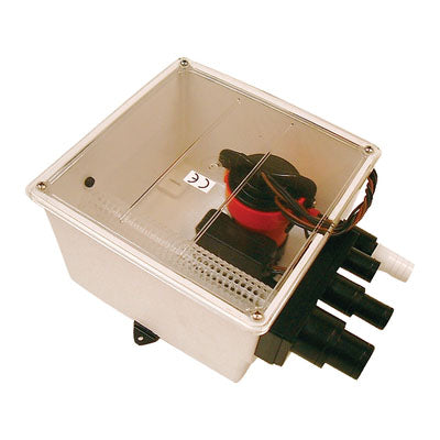 Johnson Pump, Multiport Shower Sump, 1000 GPH, 12 volt, 57151