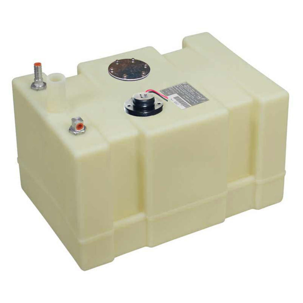 Moeller, 12 Gallon Fuel Tank, Below Deck Polyethylene, 20" L x 14" W x 14.25 H