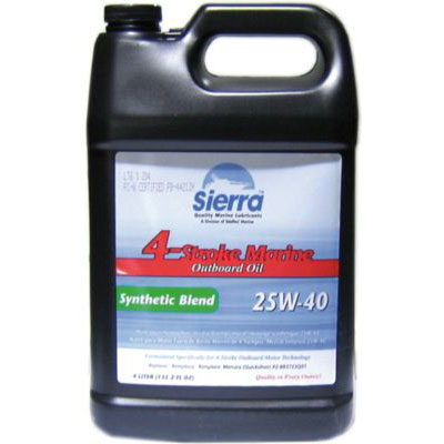 5 Quart 25W40 Synthetic Oil Mercruiser