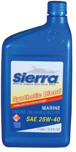 Synthetic Blend Mercury Outboard Engine Oil - 1 Ltr