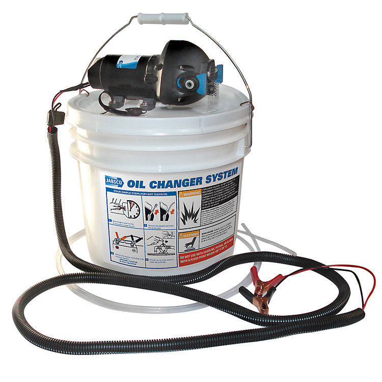 Jabsco, DIY Portable Oil Changer 12 Volt, 3-1/2 Gallon, 17850-1012
