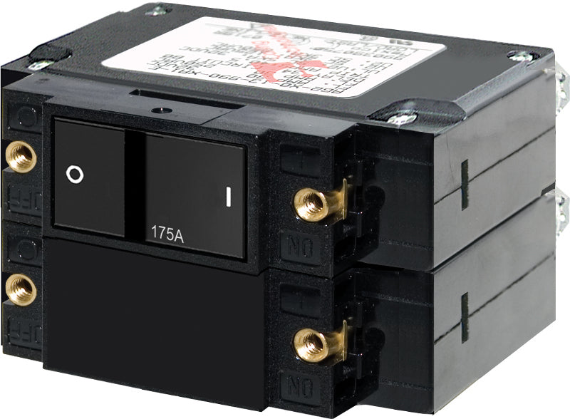 AC C-Series Double Pole Circuit Breaker, Flat Rocker, 30 Amp