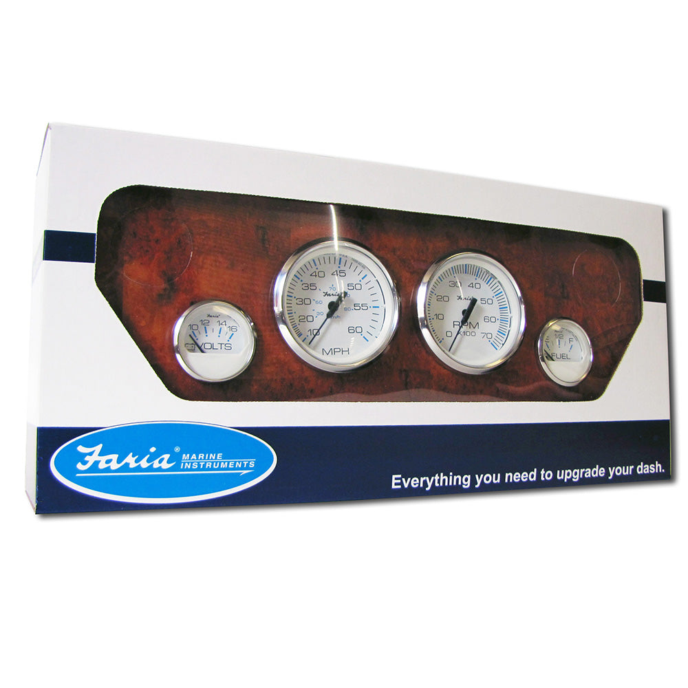 Chesapeake Series, White 4-Gauge Set