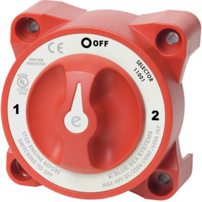 e-Series 3 Position Battery Selector Switch with AFD