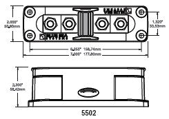 Class-T Fuse Block, 225-400 Amps