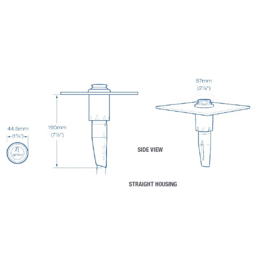 Whale Twist Deck Shower, Hot and Cold Mixer