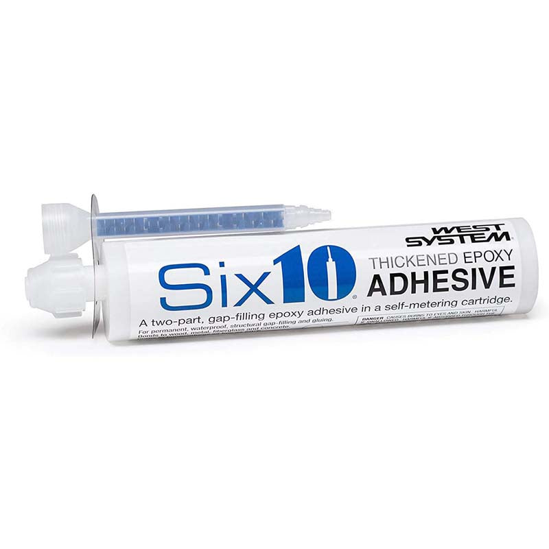 West System, Six 10, (610) Thickened Epoxy Adhesive, Cartridge