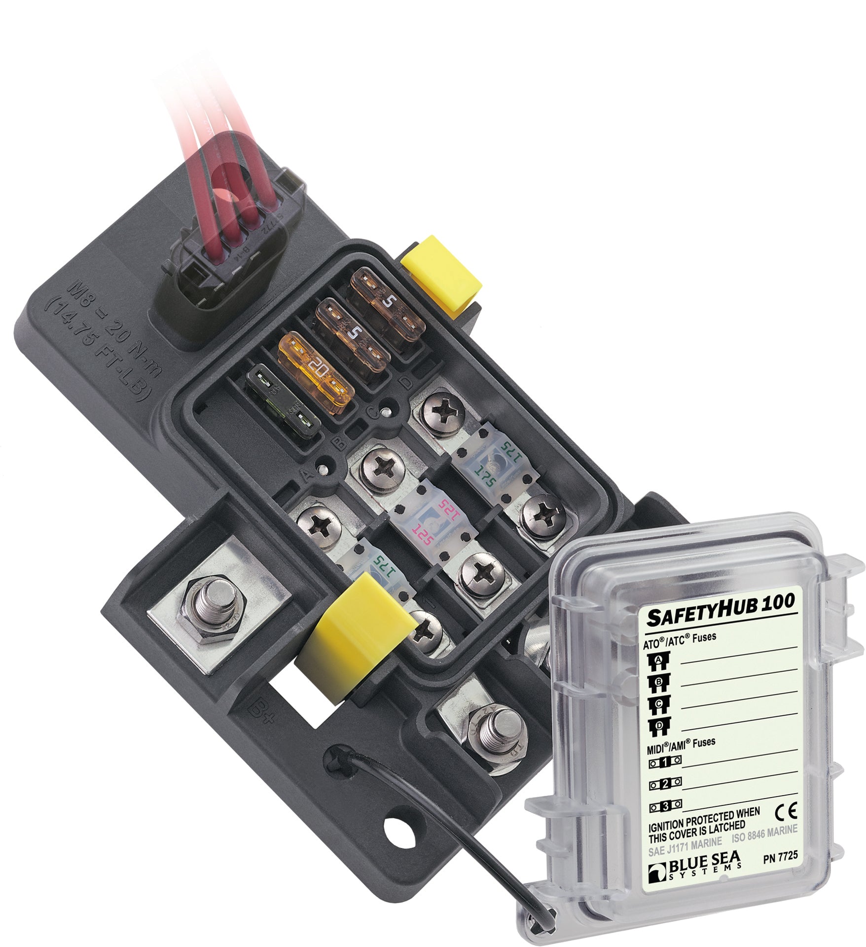 SafetyHub 100 Fuse Block, Bulk - 7725B