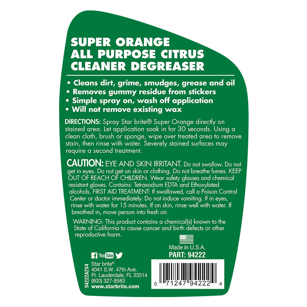 Super Orange Cleaner Degreaser Gallon