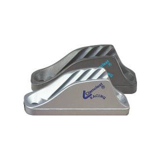Clamcleat, Jam Cleat, 1/2", Racing Vertical, Silver Aluminum