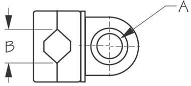 Sea-Dog, Rail Mounted Nylon Fairlead, w/ Stainless Insert