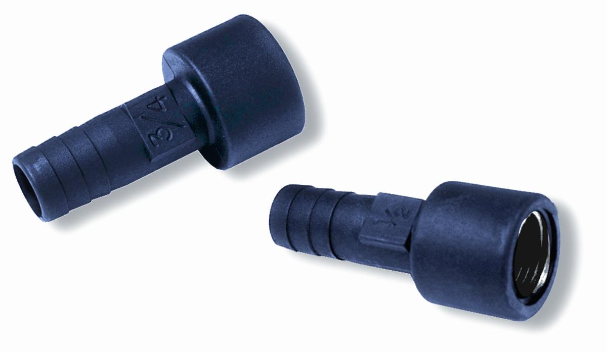 Marelon Tailpipe 1-1/2" Female Thread Hose Fitting To 1-1/8" Barb