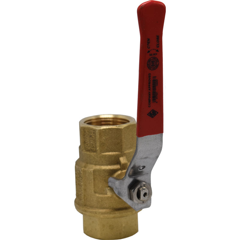 Brass Ball Valve, 1/2"