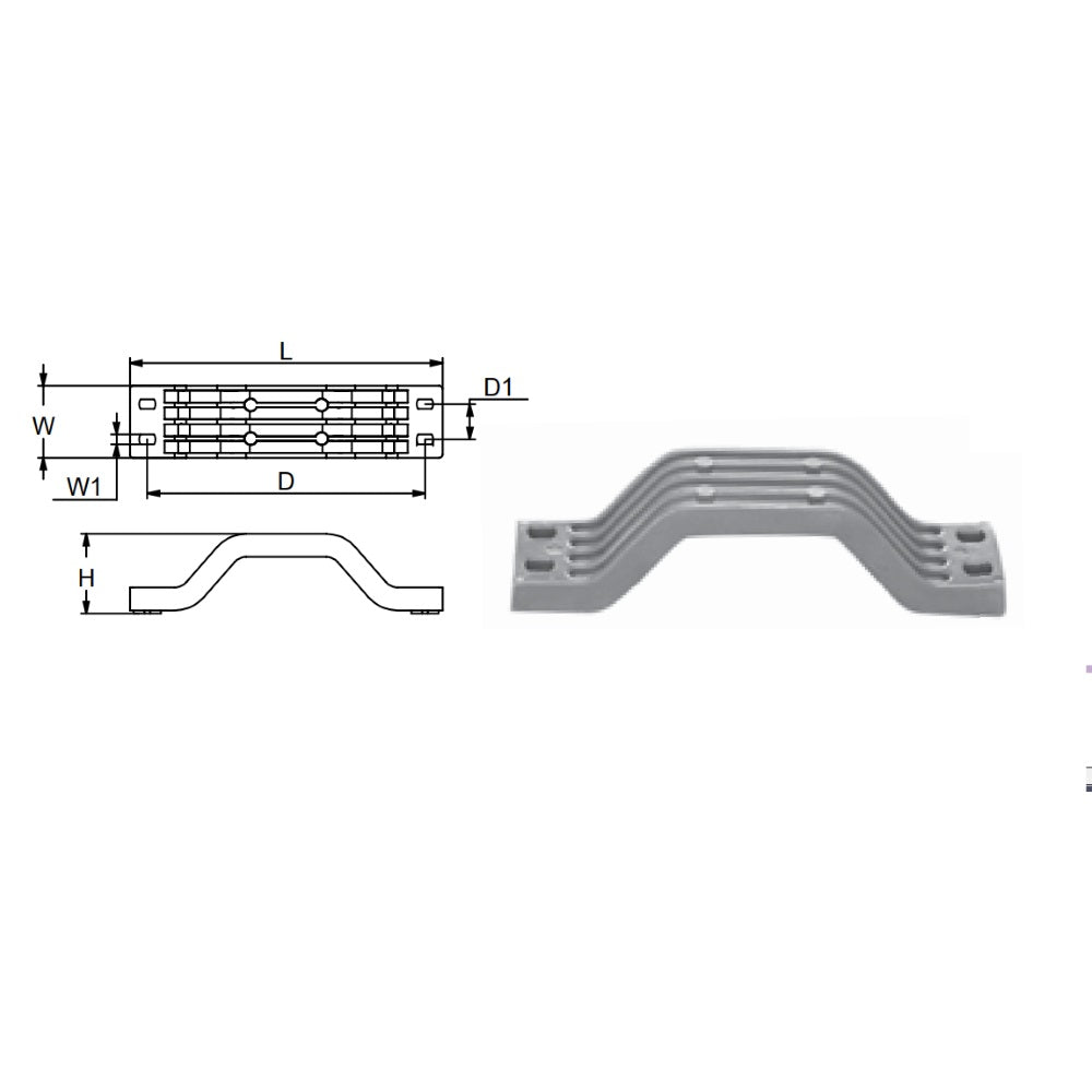 Martyr Yamaha Aluminum Anode Bar