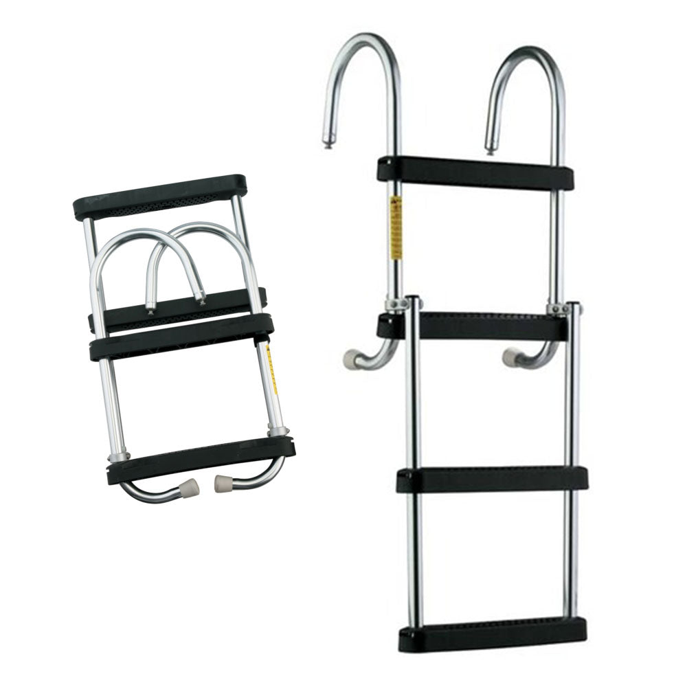 Garelick Folding Pontoon Ladder, 2-4 Steps