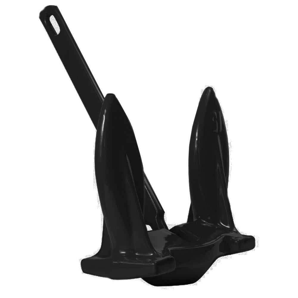 Navy Anchor 15 Lb, Black
