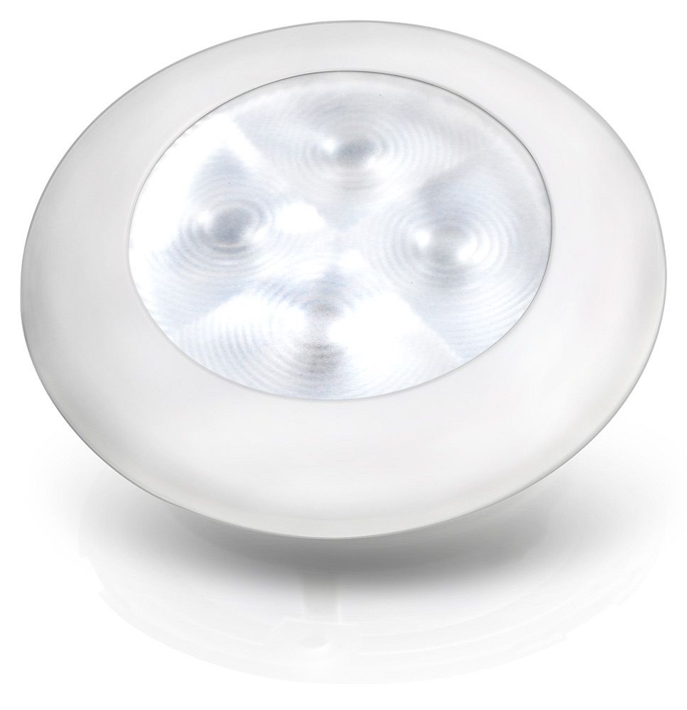 White LED Round Courtesy Light