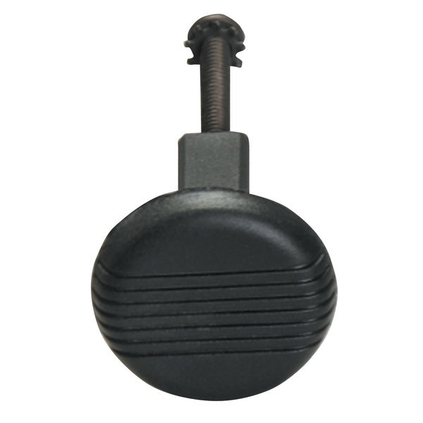 Bomar Grooved Mushroom Cap, Black for Hatch Dogs P2000-52 & P2000-53