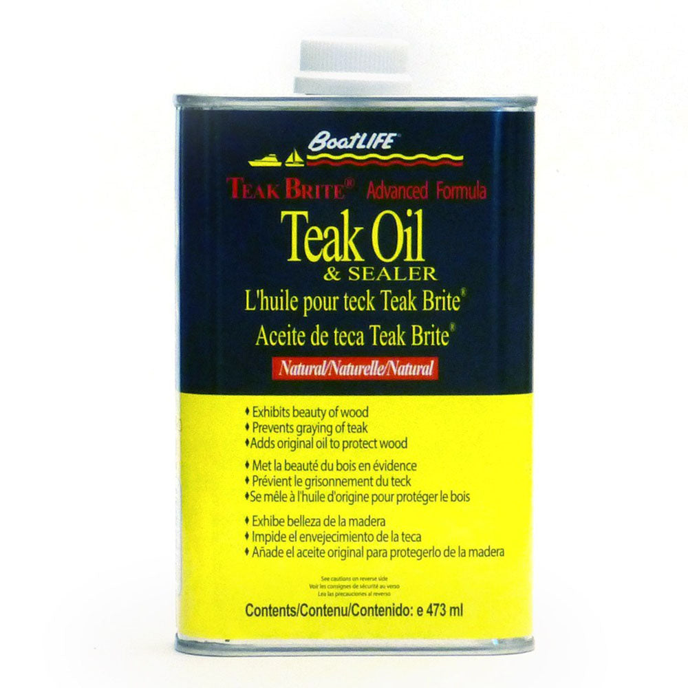 Teak Brite Natural Teak Oil, 1 Qt