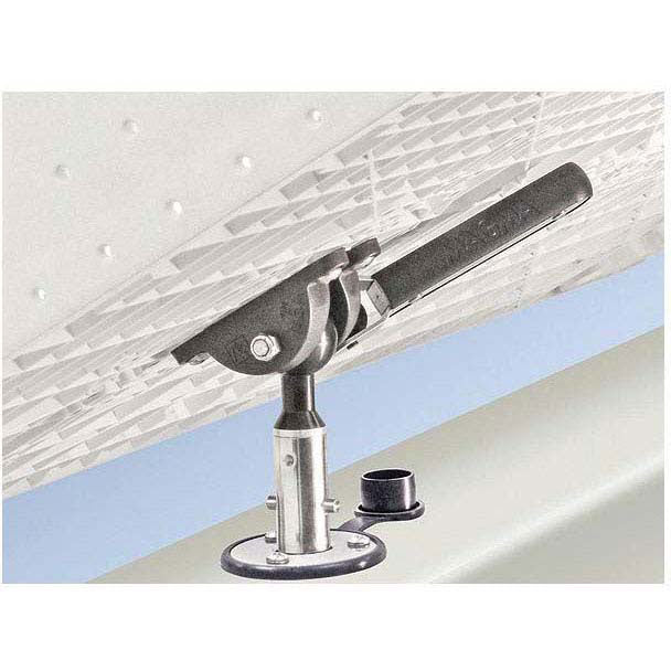 Magma T10-327 "Single" Locking Flush Deck Socket with "LeveLock" (SD) Mount For 12" x 18" or Smaller Rectangular Grills and Single Mount Tables