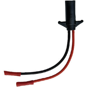V-Grove Trolling Motor Plug, Female, Motor Side Plug, 12v, 6", 8 Gauge Wire