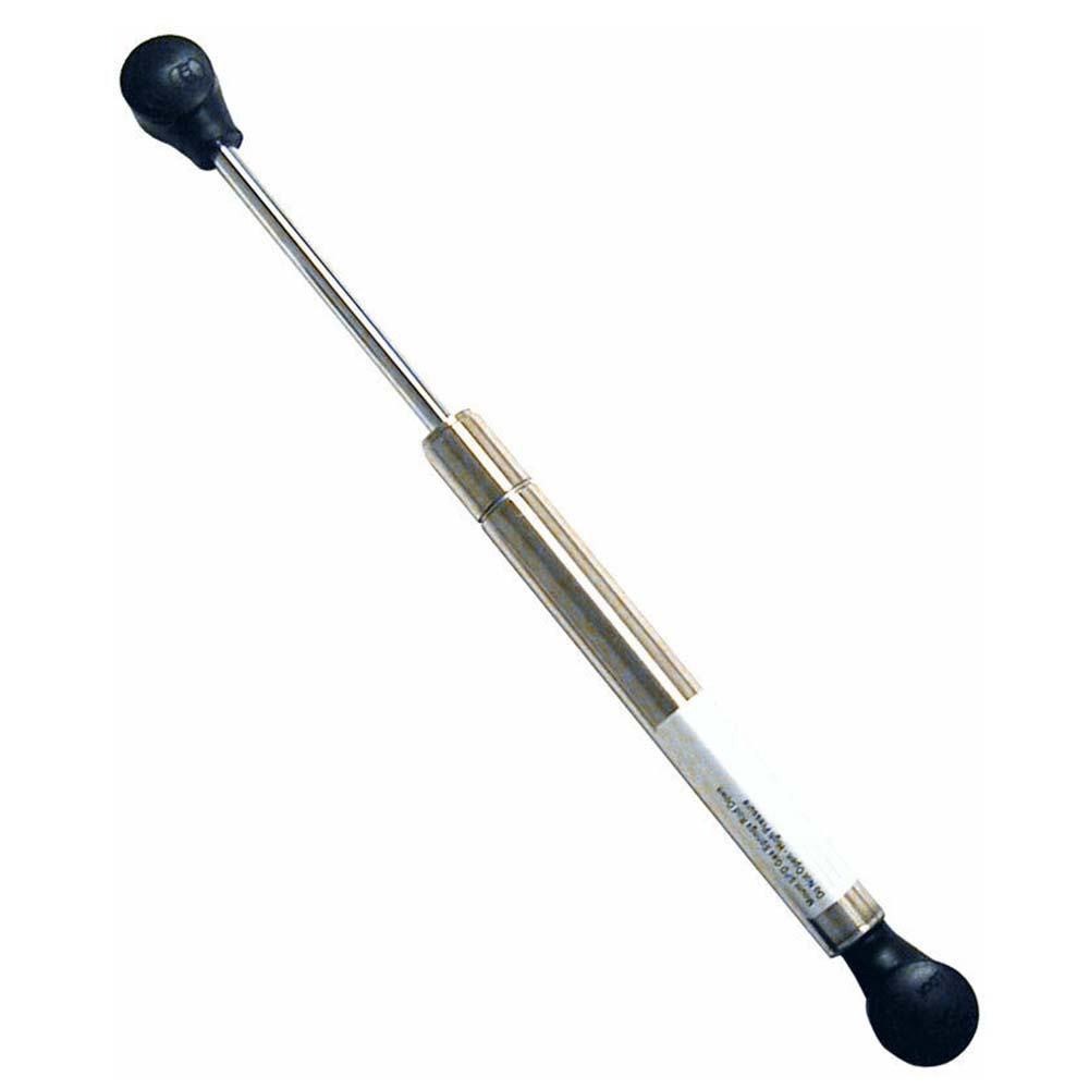 Gas Springs, Stainless Steel, Compressed Length: 9.5 Extended Length: 15 Rated (Pounds): 40
