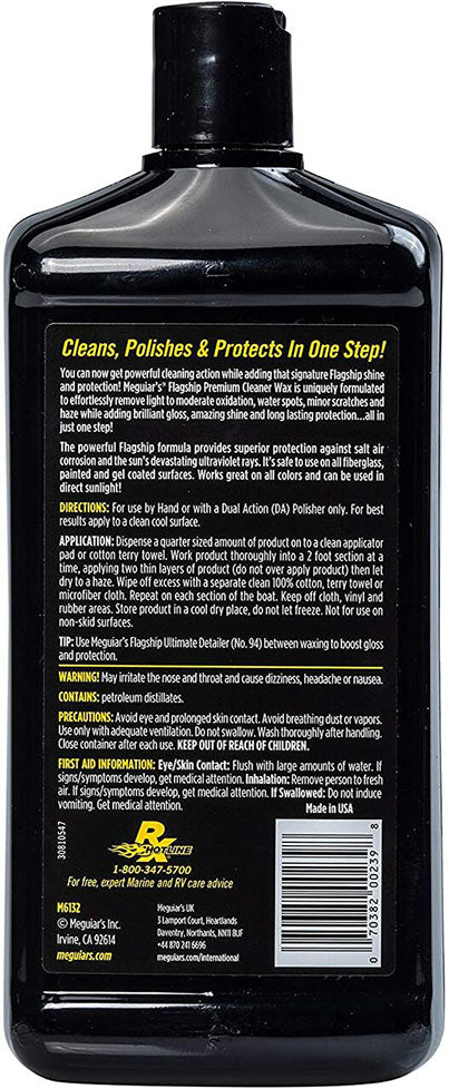 Boat / RV Flagship Premium Cleaner Wax, 32 oz., M6132