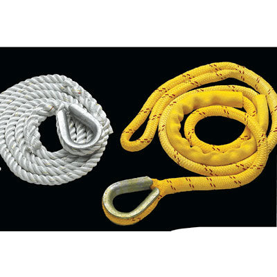 3-Strand Mooring Pendant, 1" x 20' White