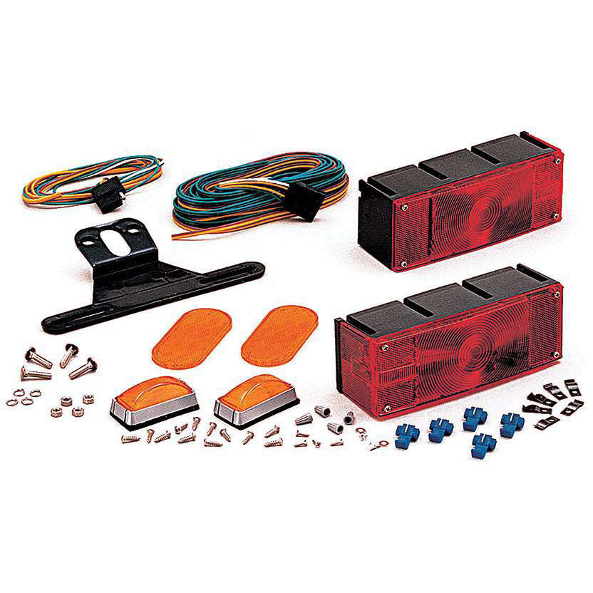 Optronics TL16RK Patented Saltwater Corrosion Resistant Waterproof Over 80" Trailer Light Kit