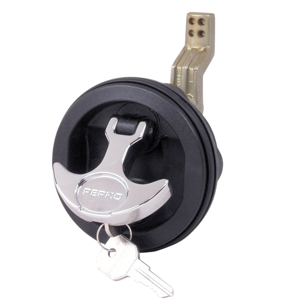 Perko, 1091DP1BLK, Surface Mount Lock and Latch, 3/4" to 2-3/8", Black