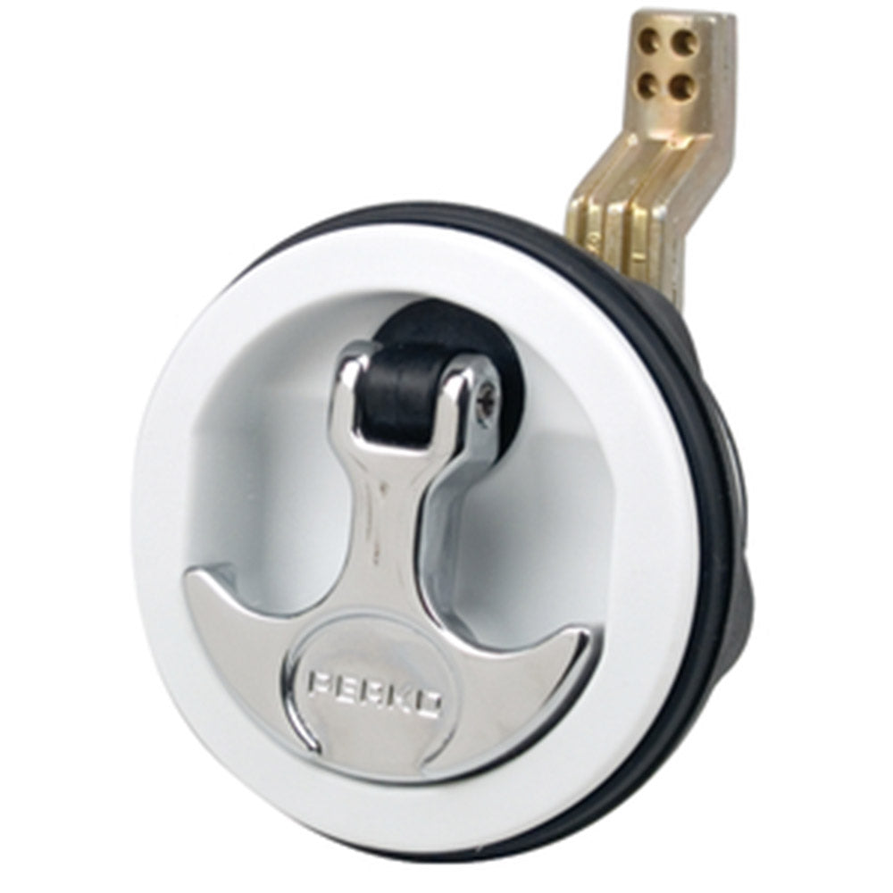 Perko, 1091DP1WHT, Surface Mount Lock and Latch, 3/4" to 2-3/8", White