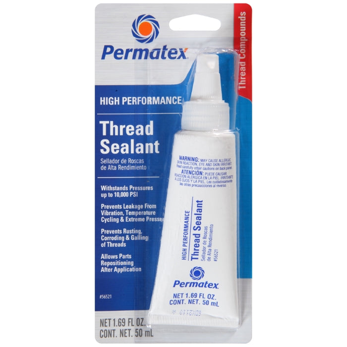 Permatex High Performance Thread Sealant, 50 mL