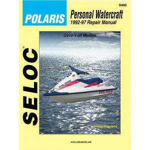 Polaris PWC Repair Manual, 1992 - 1997, 650 to 1050 Series, Includes Hurricane, All Fuji or Polaris, 9400