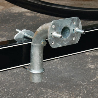 High Mount Spare Tire Carrier, Galvanized