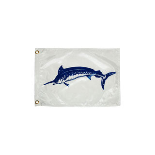Nylon Flag 12" x 18", Marlin