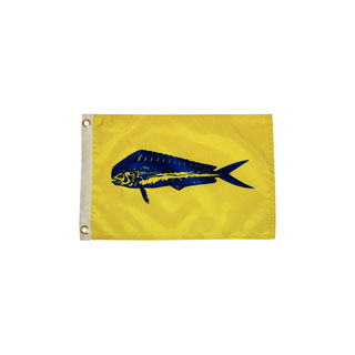 Nylon Flag 12" x 18" Dolphin