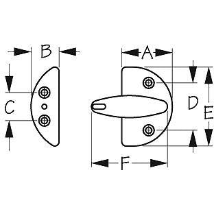 Stainless Door Button