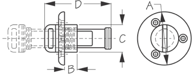 Sea-Dog, Captive Garboard Drain & Plug