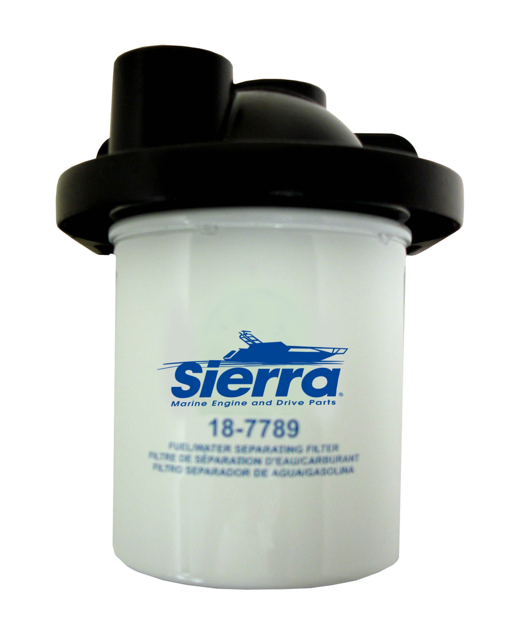 Fuel Water Separator Kit, 1/4" Aluminum, Short, 10 Micron