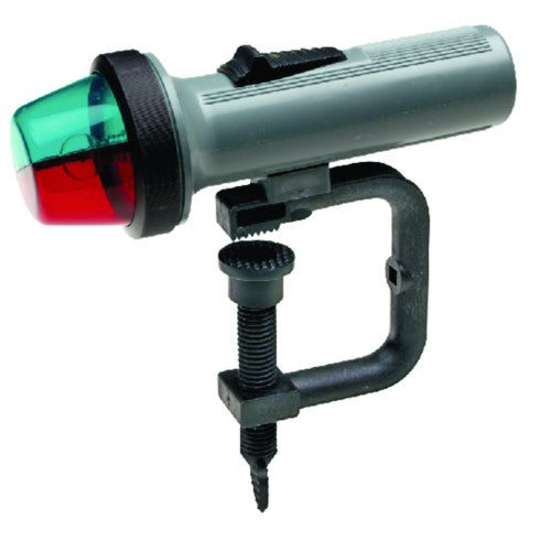 Portable Bow Light, Red/Green w/ C-Clamp